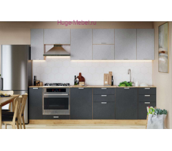 Кухня 2.8 метра "Бетон"