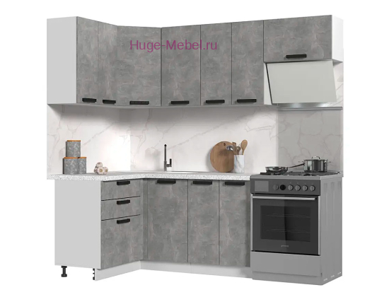 Угловая кухня 220х120 "Пасаденна"