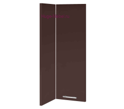 Кухонный фасад Ф-128 шоколад глянец (Ксения)