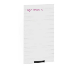 Кухонный фасад Ф-20 холст белый с фрезеровкой (Сахара)