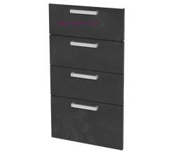 Кухонный фасад Ф-24 бетон графит (Бетон)