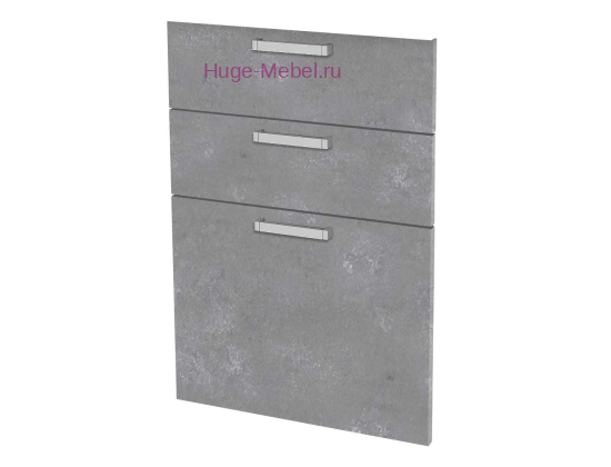 Кухонный фасад Ф-33 бетон темный (Бетон)