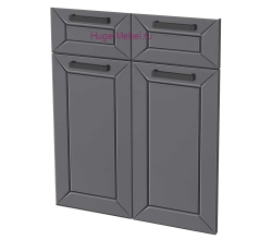 Кухонный фасад Ф-41-М холст вулкан (Альфа)