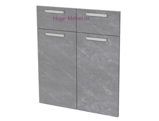 Кухонный фасад Ф-51-М бетон темный (Бетон)