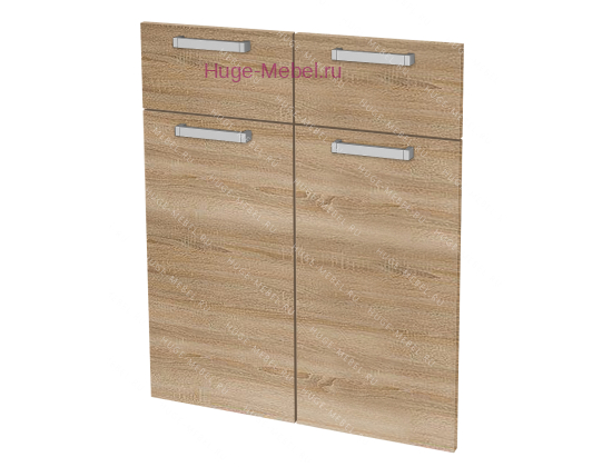 Кухонный фасад Ф-51-М дуб сонома (Бетон)