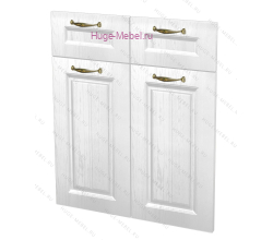 Кухонный фасад Ф-41-М Белый (Мария)