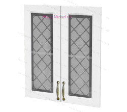 Кухонный фасад Ф-45 дуб белый (Модена)