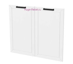 Кухонный фасад Ф-50 холст белый (Альфа)