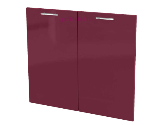 Кухонный фасад Ф-250 бордо глянец (Ксения)