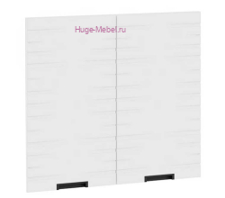 Кухонный фасад Ф-50 холст белый с фрезеровкой (Сахара)