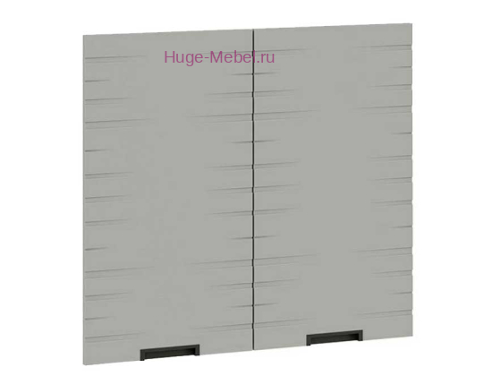 Кухонный фасад Ф-250 холст грей с фрезеровкой (Сахара)