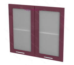 Кухонный фасад Ф-55 бордо глянец (Ксения)