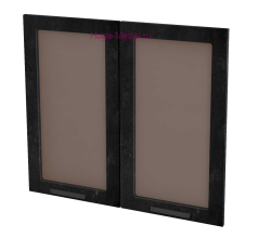 Кухонный фасад Ф-45 бетон графит (Пасаденна)