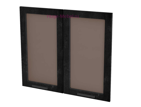 Кухонный фасад Ф-255 бетон графит (Пасаденна)