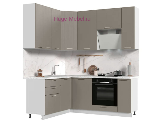 Высокая угловая кухня 200х160 "Катрин"