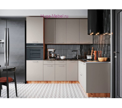 Угловая кухня 240х200 "Катрин" высотой 234 см