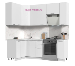 Высокая угловая кухня 230х130 "Катрин"
