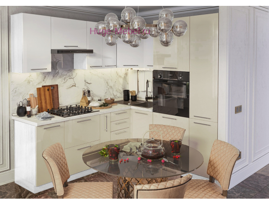 Угловая кухня 200х220 "Ксения глянец"