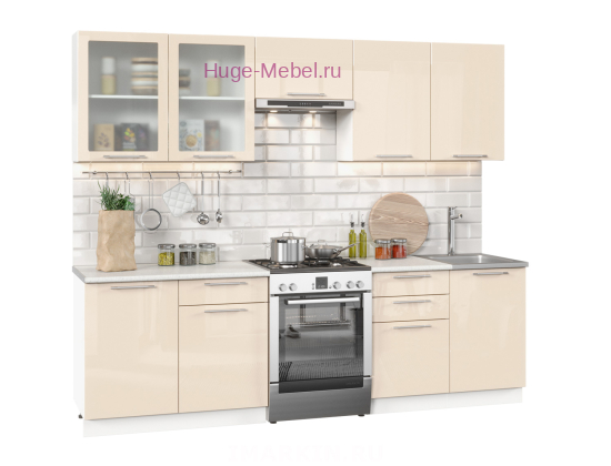 Кухня 2.6 м "Ксения ваниль"