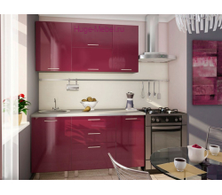 Маленькая кухня "Ксения Бордо" 1 метр 30 см