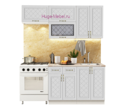 Белая кухня 1.8 метра "Модена"