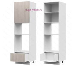 Пенал кухонный для встраиваемой техники 600 Дина (шимо светлый)