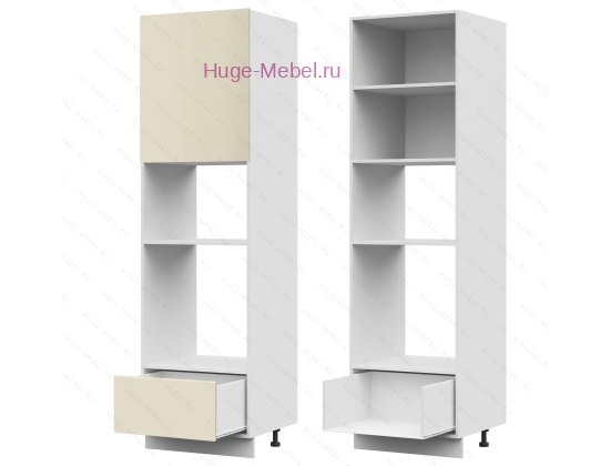 Пенал кухонный для встраиваемой техники 600 Катрин (крем)