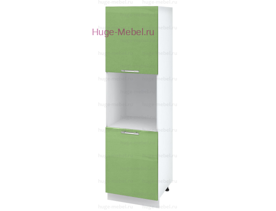 Пенал кухонный напольный с нишей 600 Ксения (олива)