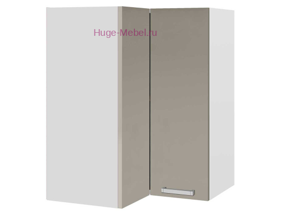 Угловой шкаф верхний прямой 600 Катрин (циркон)