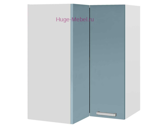 Угловой шкаф верхний прямой 600 Катрин (топаз)