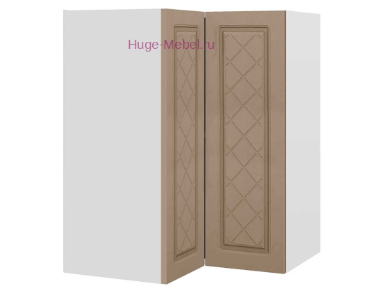 Угловой шкаф верхний прямой 600 Модена (дуб кофе)