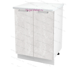 Шкаф кухонный нижний 600 Бетон (бетон белый)