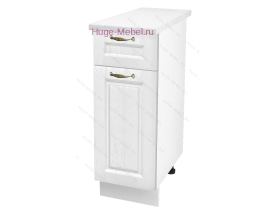 Нижний кухонный шкаф с ящиком  300 Мария (белый)