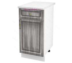 Нижний кухонный шкаф с ящиком  400 Юлия (сандал серый)