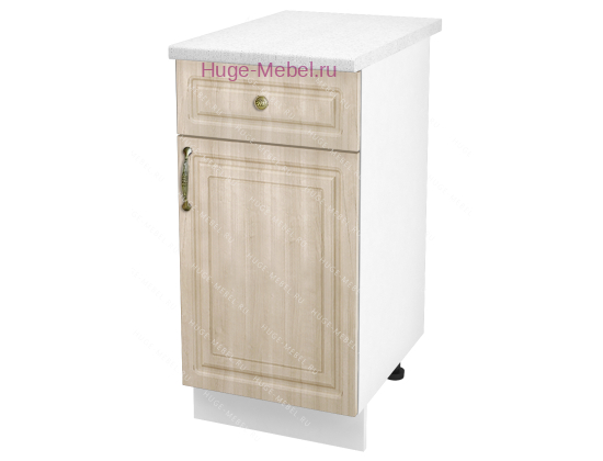 Нижний кухонный шкаф с ящиком  400 Юлия (дуб сонома)