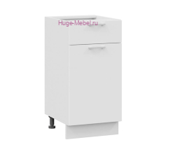 Нижний кухонный шкаф с ящиком 400 Катрин (софт вайт)