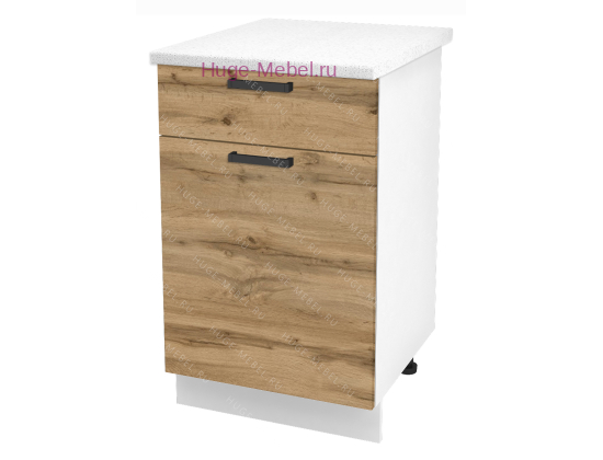 Нижний кухонный шкаф с ящиком  500 Пасаденна (дуб вотан)