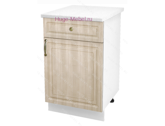 Нижний кухонный шкаф с ящиком  500 Юлия (дуб сонома)