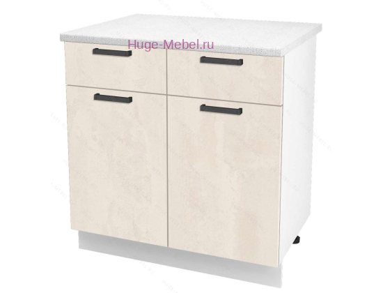 Нижний кухонный шкаф с ящиком  800 Пасаденна (шелковый камень)