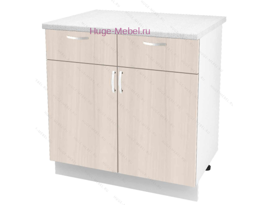 Нижний кухонный шкаф с ящиком  800 Дина (шимо светлый)