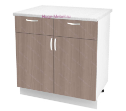 Нижний кухонный шкаф с ящиком  800 Дина (шимо темный)