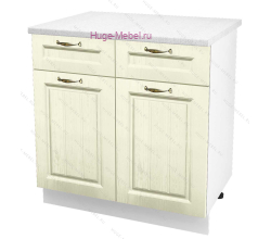Нижний кухонный шкаф с ящиком  800 Мария (крем)