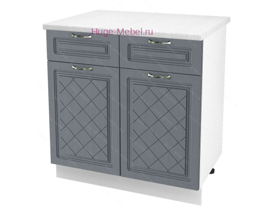 Нижний кухонный шкаф с ящиком  800 Модена (дуб серый)