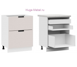 Нижний шкаф кухонный с внутренним ящиком 600 Сахара (мокко)