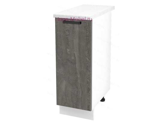 Шкаф кухонный нижний 300 Пасаденна (железный камень)