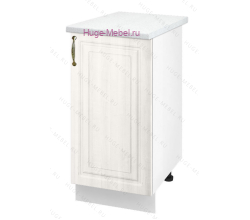 Шкаф кухонный нижний 400 Юлия (сандал белый)