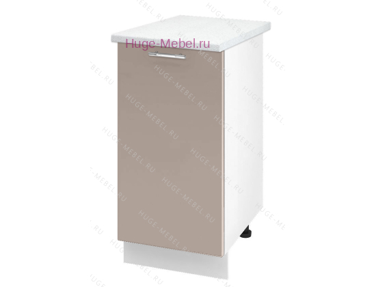 Шкаф кухонный нижний 400 Ксения (кофе с молоком)