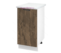 Шкаф кухонный нижний 400 Пасаденна (ржавый камень)