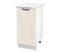 Шкаф кухонный нижний 400 Пасаденна (шелковый камень)