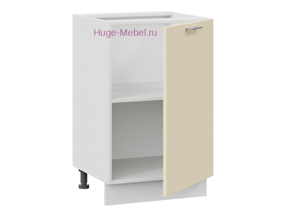 Шкаф кухонный нижний 500 Катрин (крем)